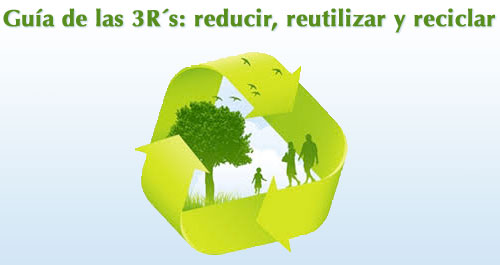 regla las 3 r reducir reutilizar reciclar tres erres