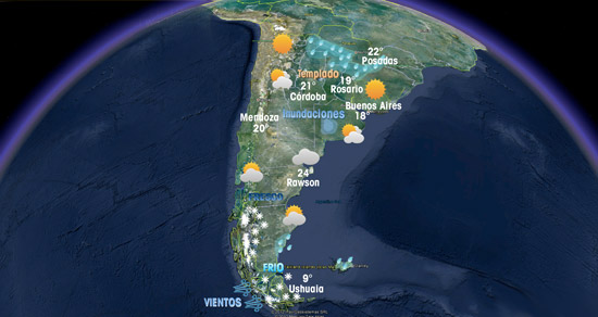 estudio del clima argentino alejandra burgos