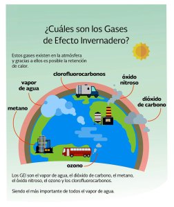 Gases de Efecto Invernadero- Qué son, Tipos y Consecuencias: Infografía