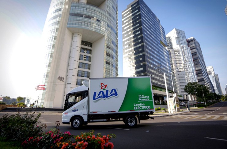Grupo Lala es la primera empresa en México en incluir vehículos 100% eléctricos con refrigerado