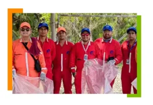 cotemar voluntarios limpieza manglares basura grupo