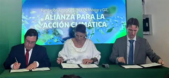 Acción climática HEINEKEN México Fundación Azteca GIZ reforestación