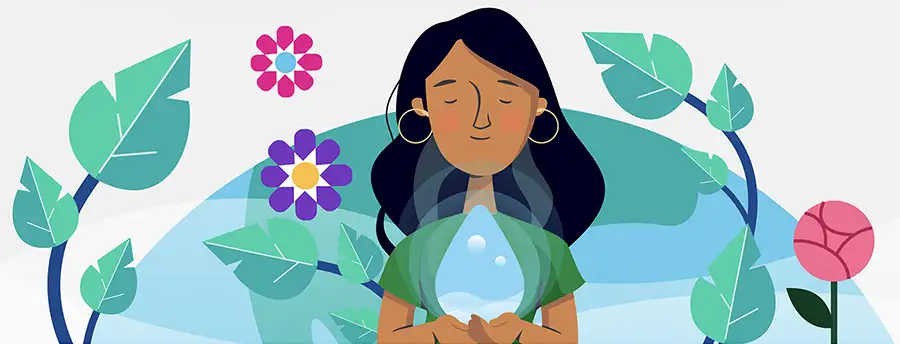 Mujeres liderando proyecto de resiliencia hídrica