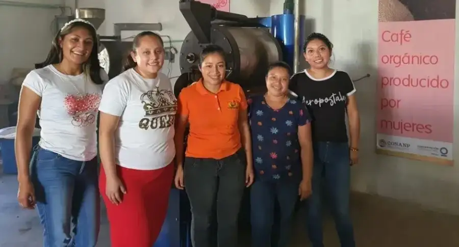Mujer productora café orgánico Chiapas